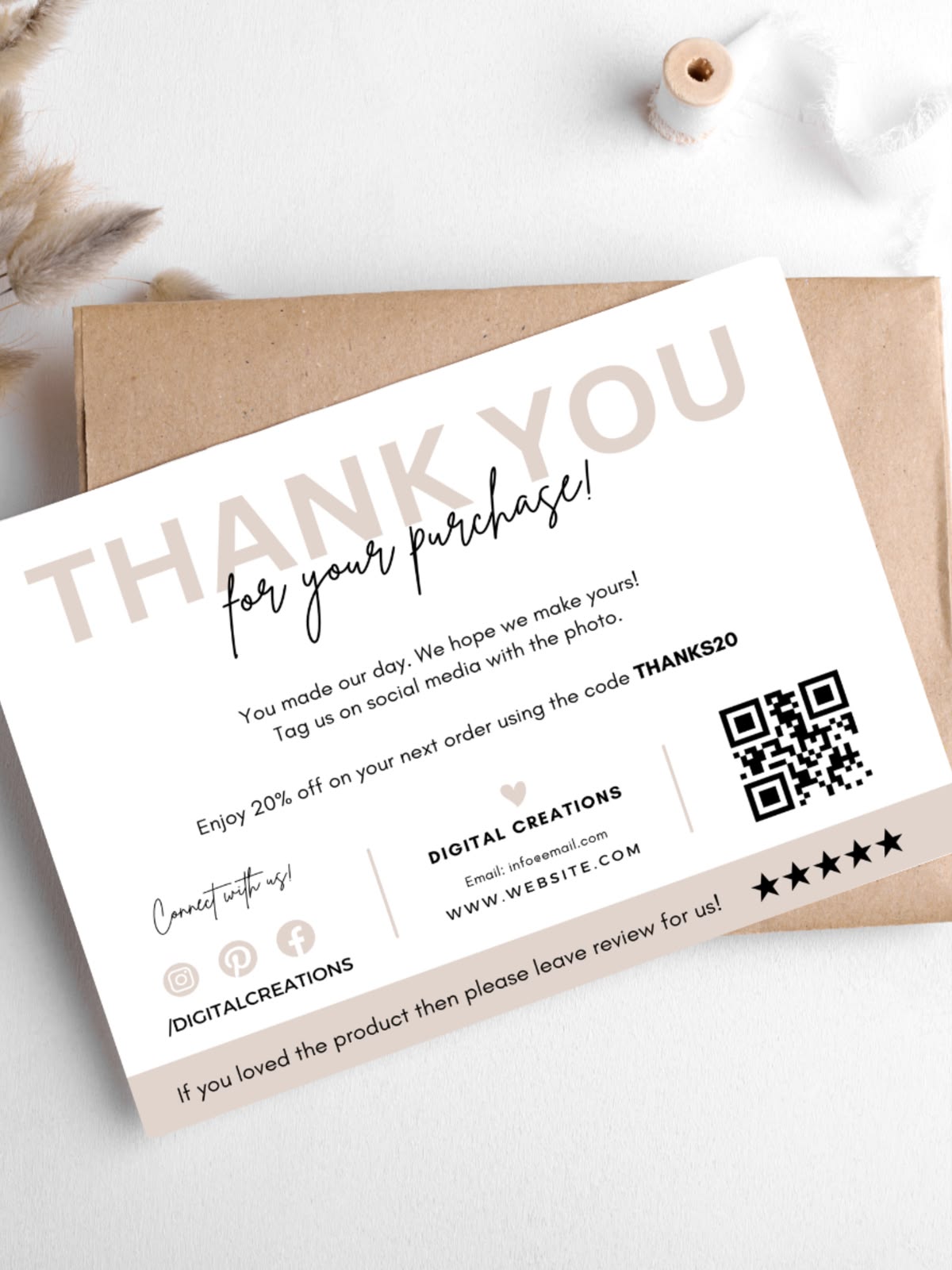 Thank You Card Printing